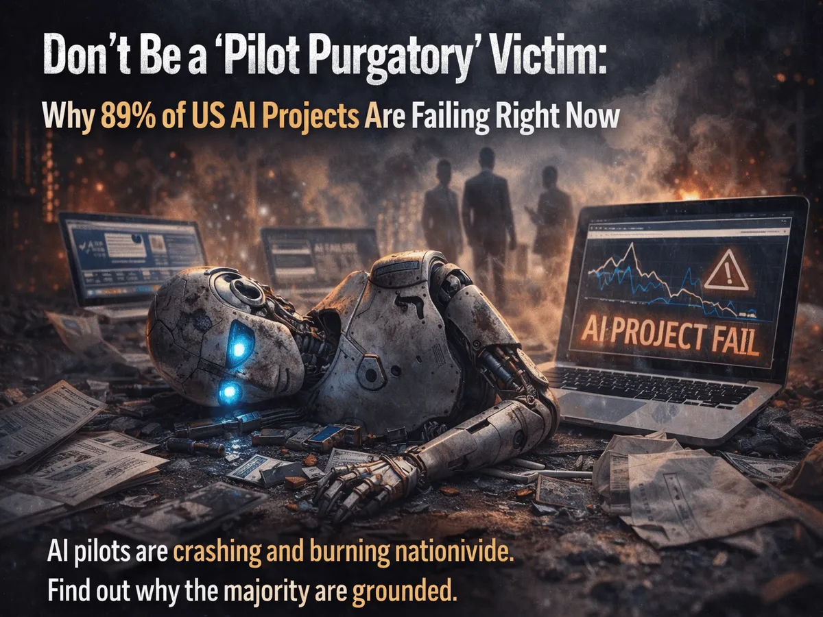 Don't Be a Pilot Purgatory Victim Why 89% of US AI Projects Are Failing Right Now