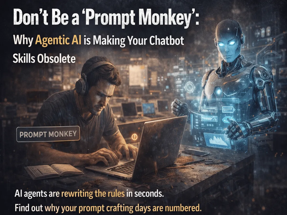 Don't Be a Prompt Monkey Why Agentic AI is Making Your Chatbot Skills Obsolete