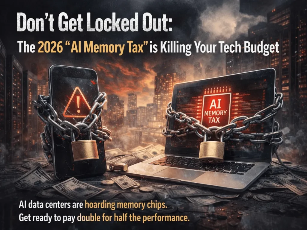Don’t Get Locked Out The 2026 AI Memory Tax is Killing Your Tech Budget