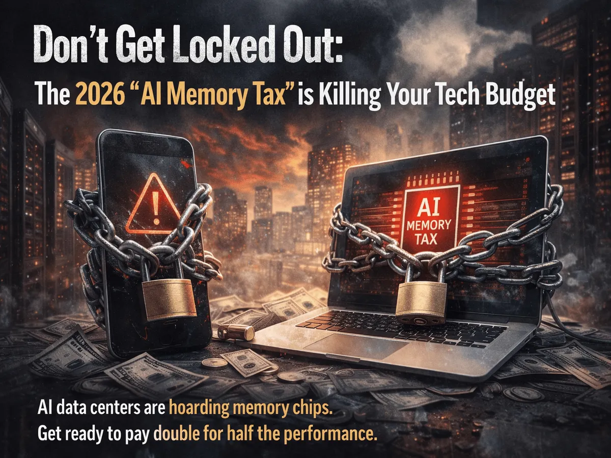 Don’t Get Locked Out The 2026 AI Memory Tax is Killing Your Tech Budget